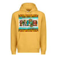 Mustard faith cross and sunflower tumbler Premium Hoodie - HRA Design Shop
