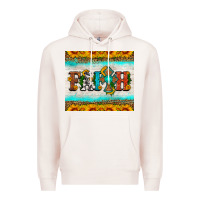 Pale Pink faith cross and sunflower tumbler Premium Hoodie - HRA Design Shop
