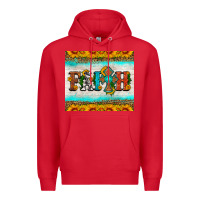 Red faith cross and sunflower tumbler Premium Hoodie - HRA Design Shop
