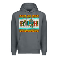 Rock faith cross and sunflower tumbler Premium Hoodie - HRA Design Shop