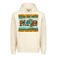 Sandshell faith cross and sunflower tumbler Premium Hoodie - HRA Design Shop