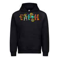 Black faith with cross and sunflower Urban Hoodie - HRA Design Shop