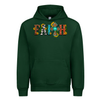 Forest Green faith with cross and sunflower Urban Hoodie - HRA Design Shop