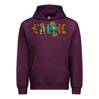 Mauve Wine faith with cross and sunflower Urban Hoodie - HRA Design Shop