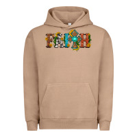 Pigment Burro faith with cross and sunflower Urban Hoodie - HRA Design Shop