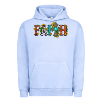 Pigment Grape Ice faith with cross and sunflower Urban Hoodie - HRA Design Shop