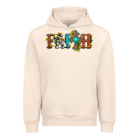 Sandshell faith with cross and sunflower Urban Hoodie - HRA Design Shop