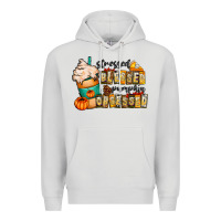 Dove Grey stressed blessed pumpkin obsessed Premium Hoodie - CowhideDigitalArt