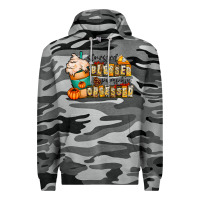 Slate Camo stressed blessed pumpkin obsessed Premium Hoodie - CowhideDigitalArt
