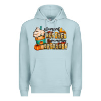 Blue Mist stressed blessed pumpkin obsessed Premium Hoodie - CowhideDigitalArt