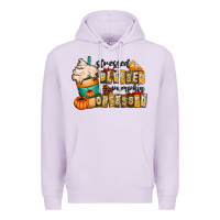 Lilac stressed blessed pumpkin obsessed Premium Hoodie - CowhideDigitalArt