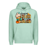 Seafoam stressed blessed pumpkin obsessed Premium Hoodie - CowhideDigitalArt