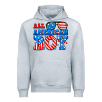 Heather Grey All American boy Urban Hoodie - Neo Western