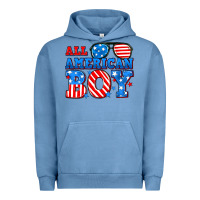 Pigment Pebble Blue All American boy Urban Hoodie - Neo Western