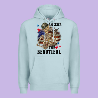 America The Beautiful 4th Of July Premium Hoodie Designed By Cowgirlartshop
