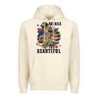 Tofu America the beautiful 4th of july Premium Hoodie - CowGirlArtShop