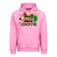 Fuchsia Pink christmas educator pencil Urban Hoodie - FaDigitalArtStudio