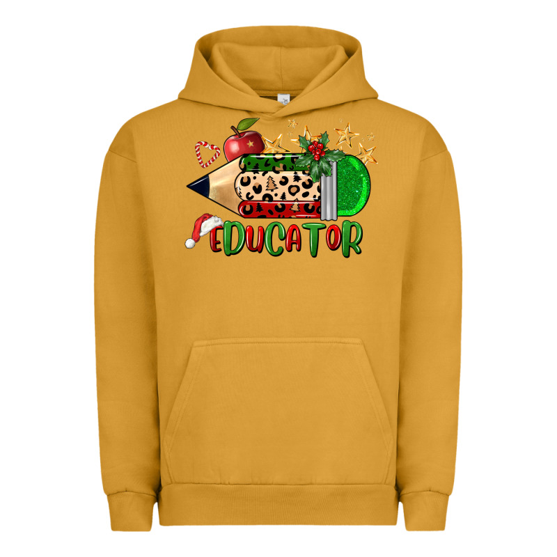 Christmas Educator Pencil Urban Hoodie by FaDigitalArtStudio | Teevron