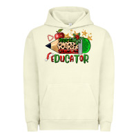 Pigment Pistachio christmas educator pencil Urban Hoodie - FaDigitalArtStudio