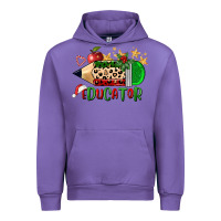 Tulip christmas educator pencil Urban Hoodie - FaDigitalArtStudio