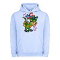 4th Of July T-rex Urban Hoodie | Teevron