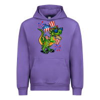 Tulip 4th of July T-Rex Urban Hoodie - CowGirlArtShop