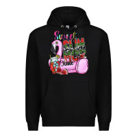 Black sweet summer time Premium Hoodie - SublimationCraftShop