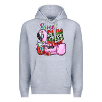 Heather Grey sweet summer time Premium Hoodie - SublimationCraftShop