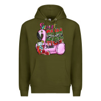 Army Green sweet summer time Premium Hoodie - SublimationCraftShop