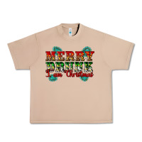 Burro Merry Drink I Am Christmas Urban Heavy Tee - Artiststas
