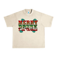 Sandshell Merry Drink I Am Christmas Urban Heavy Tee - Artiststas