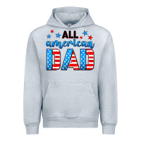 Heather Grey All American dad Urban Hoodie - Neo Western