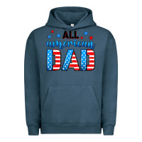 Pigment Midnight Navy All American dad Urban Hoodie - Neo Western