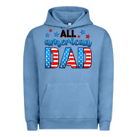 Pigment Pebble Blue All American dad Urban Hoodie - Neo Western