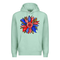 Seafoam America sunflower Premium Hoodie - Neo Western