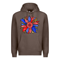 Coffee America sunflower Premium Hoodie - Neo Western