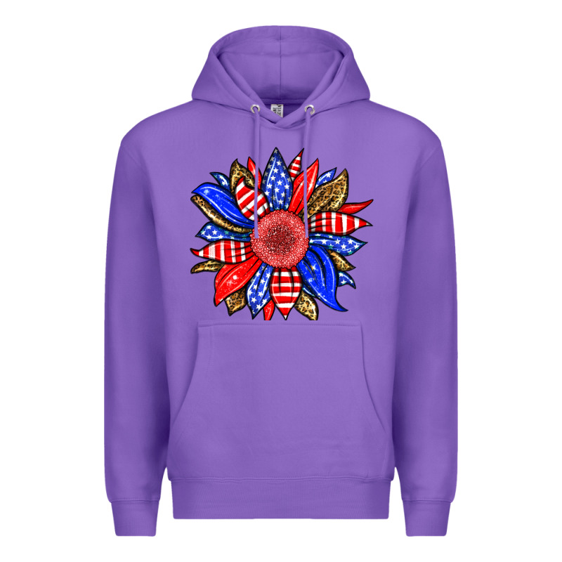 America Sunflower Premium Hoodie by Neo Western | Teevron