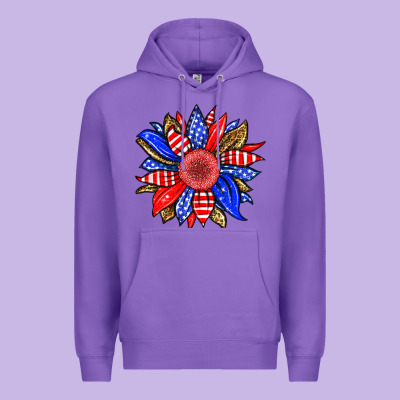 America Sunflower Premium Hoodie Designed By Neo Western