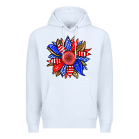 White America sunflower Premium Hoodie - Neo Western