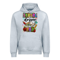Heather Grey School driver bus Urban Hoodie - CowhideDigitalArt