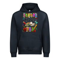 Navy School driver bus Urban Hoodie - CowhideDigitalArt