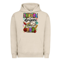 Pigment French Oak School driver bus Urban Hoodie - CowhideDigitalArt