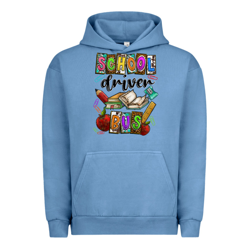 School Driver Bus Urban Hoodie by CowhideDigitalArt | Teevron