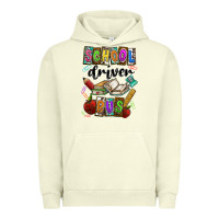 Pigment Pistachio School driver bus Urban Hoodie - CowhideDigitalArt