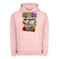 Pigment Salmon School driver bus Urban Hoodie - CowhideDigitalArt