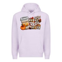 Lilac wild about pumpkin spice Premium Hoodie - CowhideDigitalArt