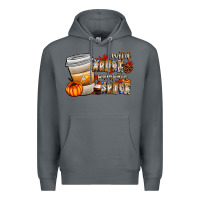 Rock wild about pumpkin spice Premium Hoodie - CowhideDigitalArt