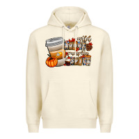 Sandshell wild about pumpkin spice Premium Hoodie - CowhideDigitalArt