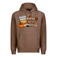 Chestnut wild about pumpkin spice Premium Hoodie - CowhideDigitalArt