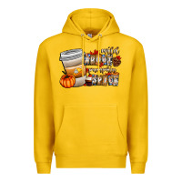 Lemon wild about pumpkin spice Premium Hoodie - CowhideDigitalArt